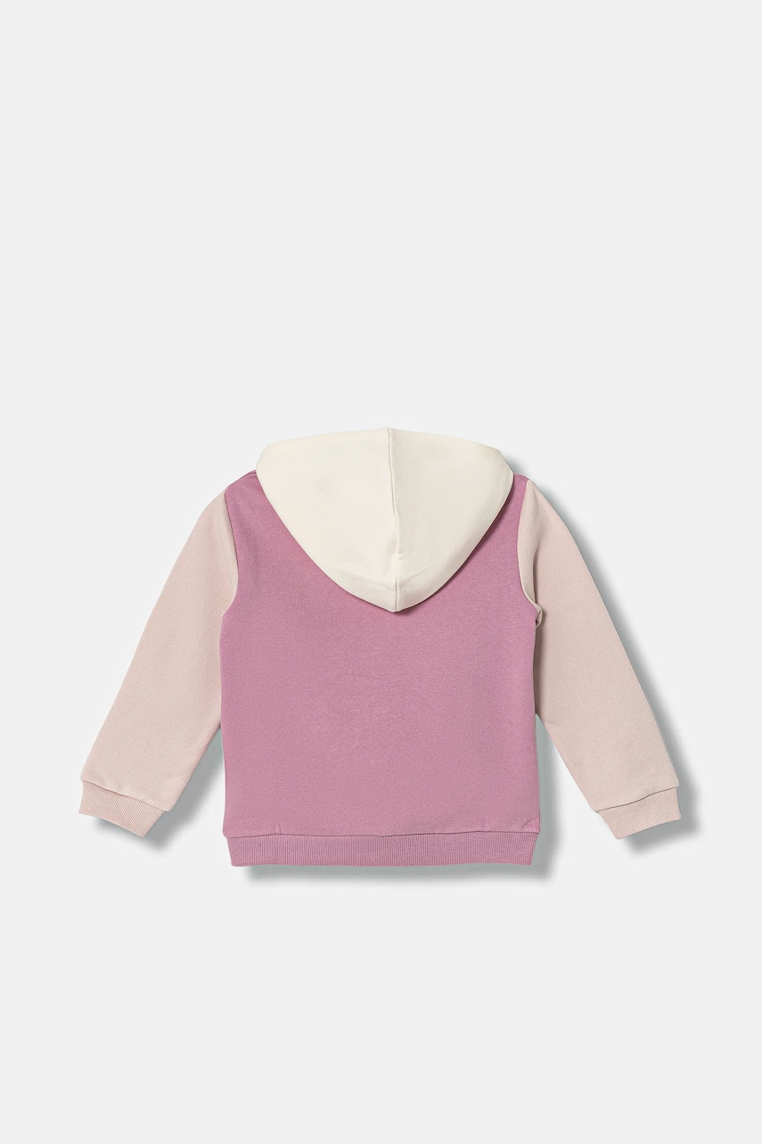 Детская кофта United Colors of Benetton цвет фиолетовый с капюшоном узор 39M2G5045 в Тернополе Детская кофта United Colors of Benetton цвет фиолетовый с капюшоном узор 39M2G5045 в Тернополе