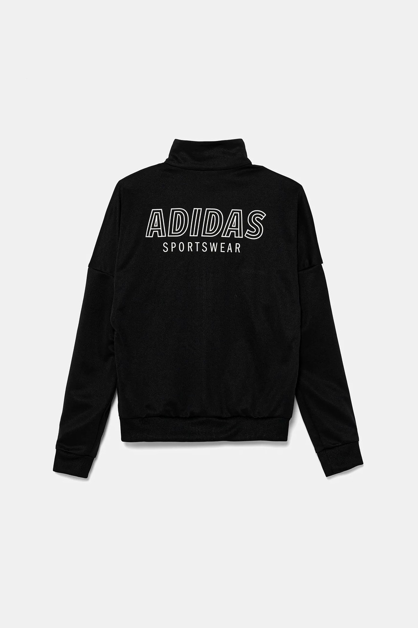 Детская кофта adidas цвет чёрный с аппликацией JI6174