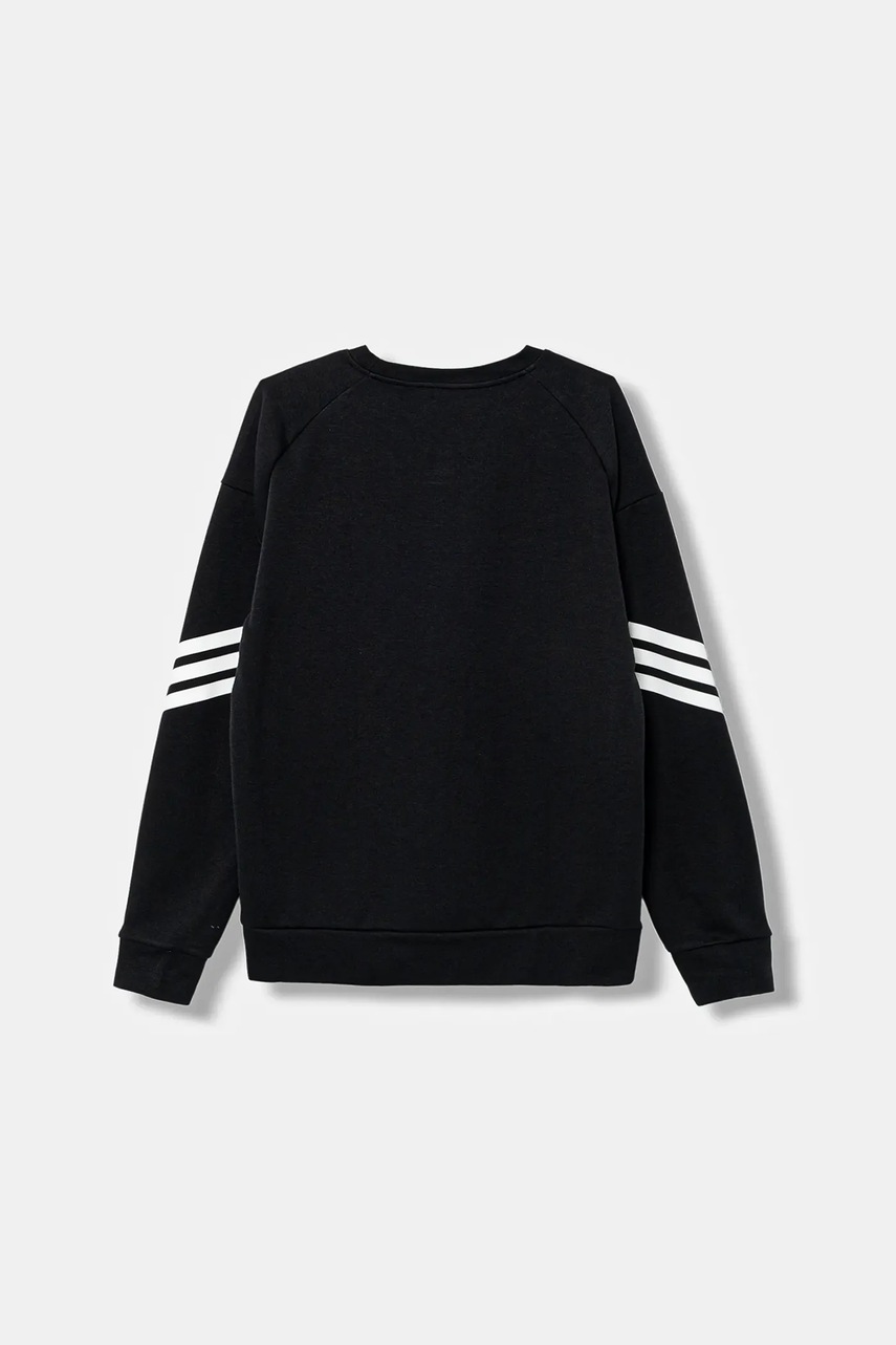 Детская кофта adidas цвет чёрный с принтом JC7503