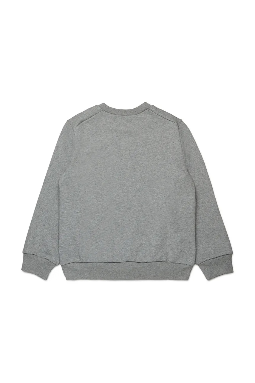Детская хлопковая кофта Marni MS340U SWEAT-SHIRT цвет серый с принтом M01612 Детская хлопковая кофта Marni MS340U SWEAT-SHIRT цвет серый с принтом M01612
