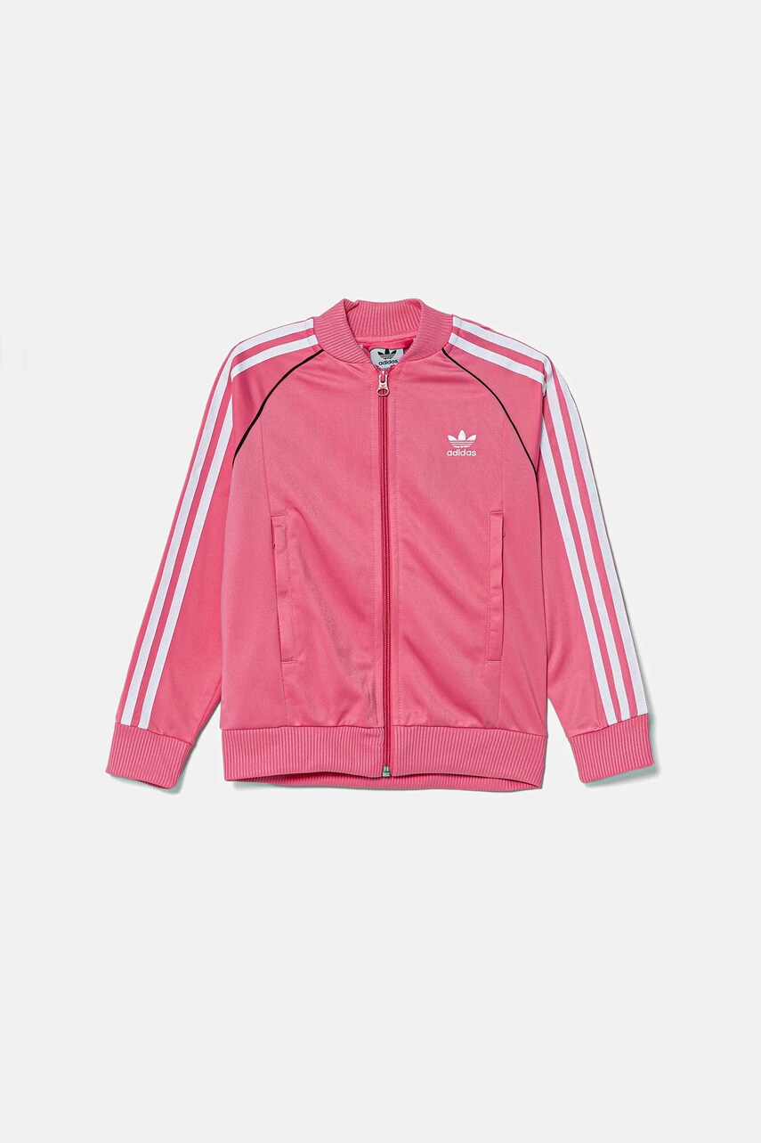 adidas Originals bluza copii culoarea roz, JV8562
