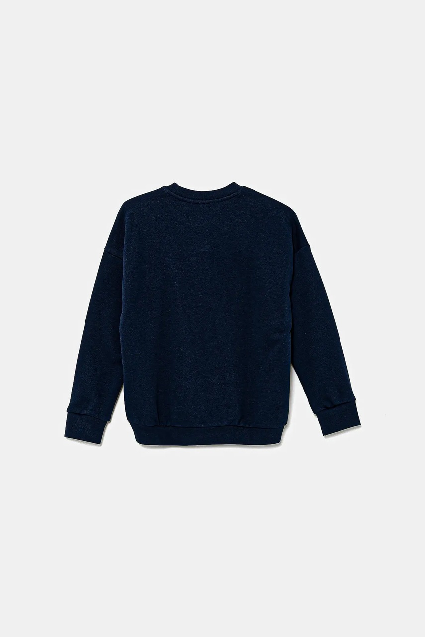 Детская кофта adidas Originals цвет синий с аппликацией JV8572