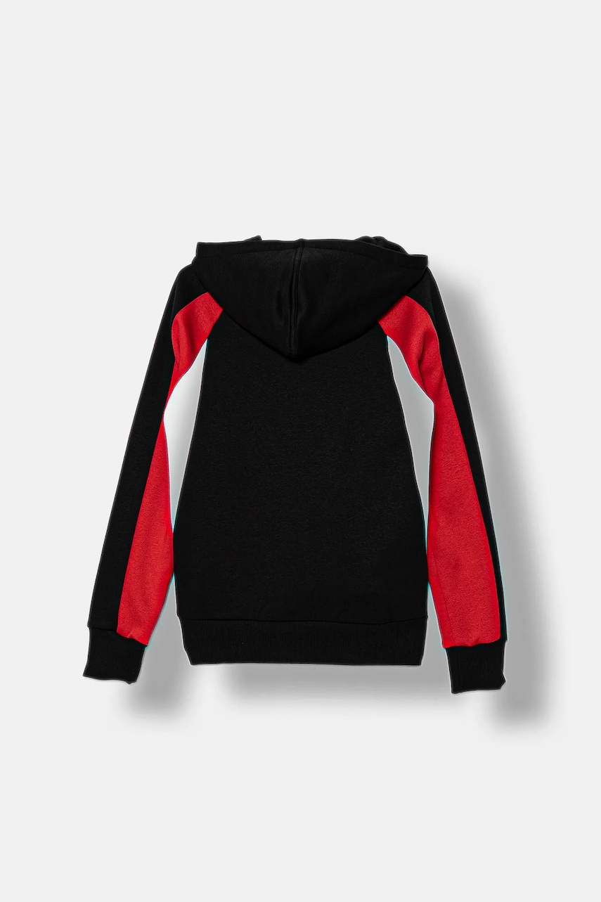 Детская кофта adidas цвет чёрный с капюшоном с принтом JW2491 в Ужгороде Детская кофта adidas цвет чёрный с капюшоном с принтом JW2491 в Ужгороде