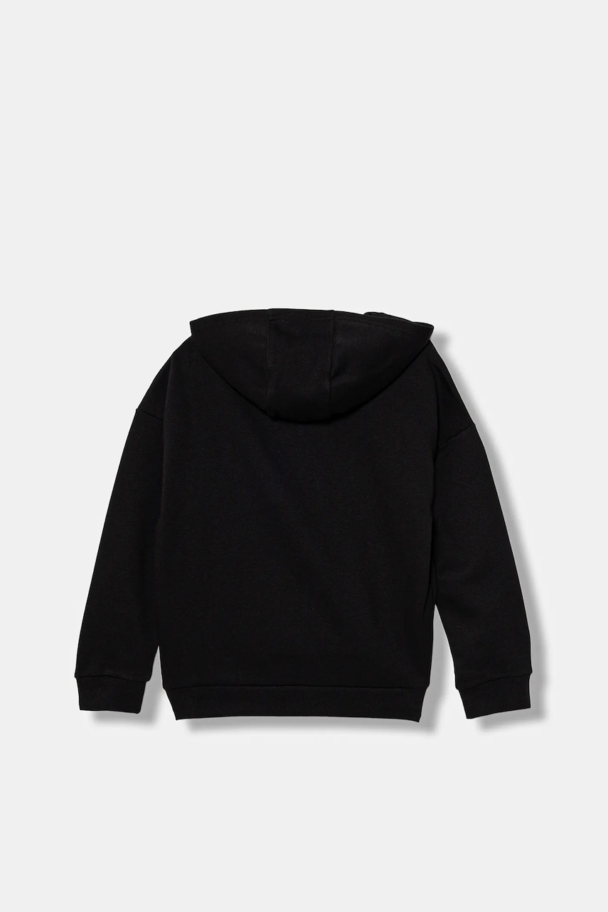 Детская кофта adidas Originals цвет чёрный с капюшоном с аппликацией JX2796 в Луцке Детская кофта adidas Originals цвет чёрный с капюшоном с аппликацией JX2796 в Луцке