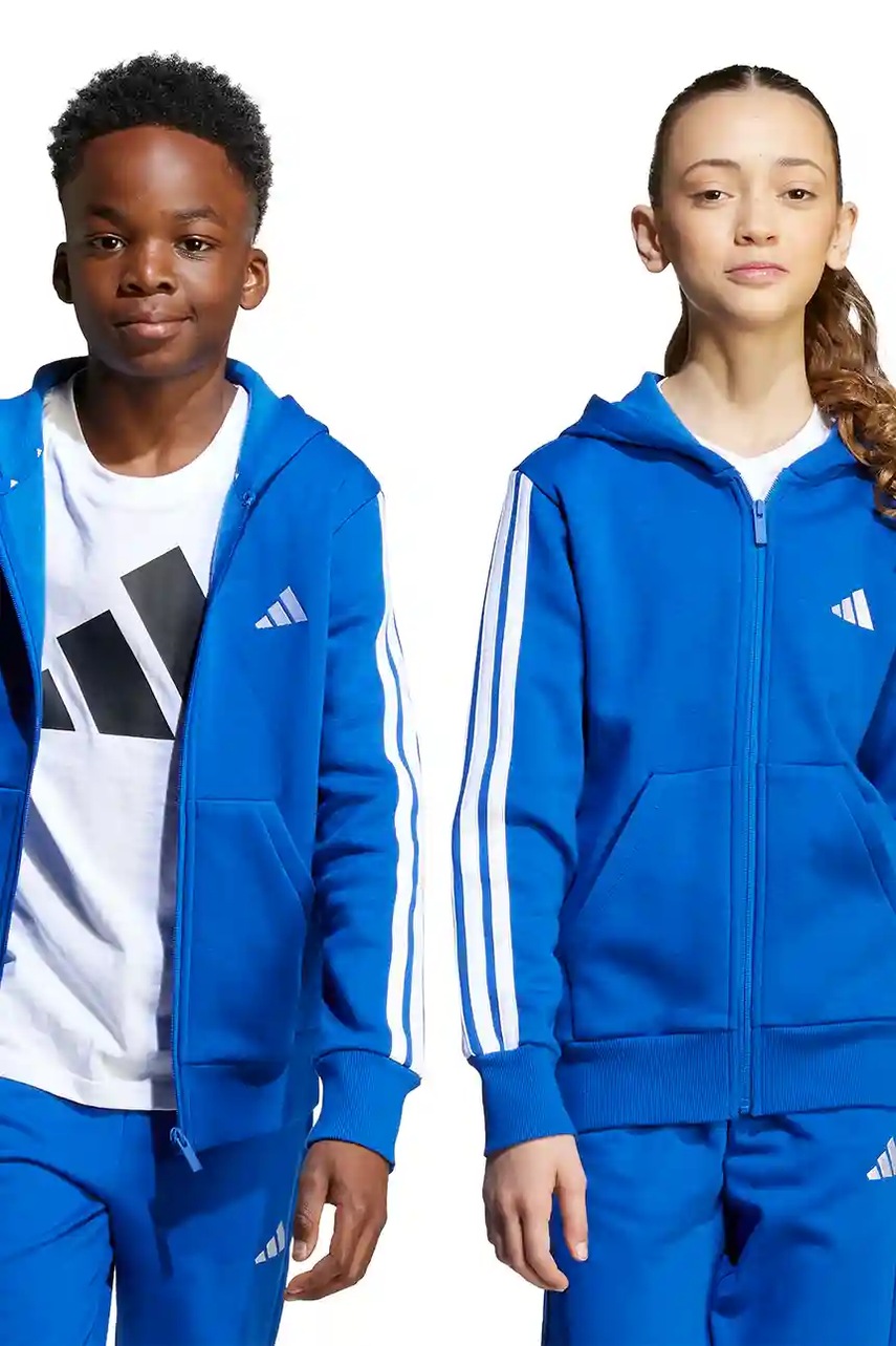 adidas bluză copii cu glugă, cu imprimeu, JY4977