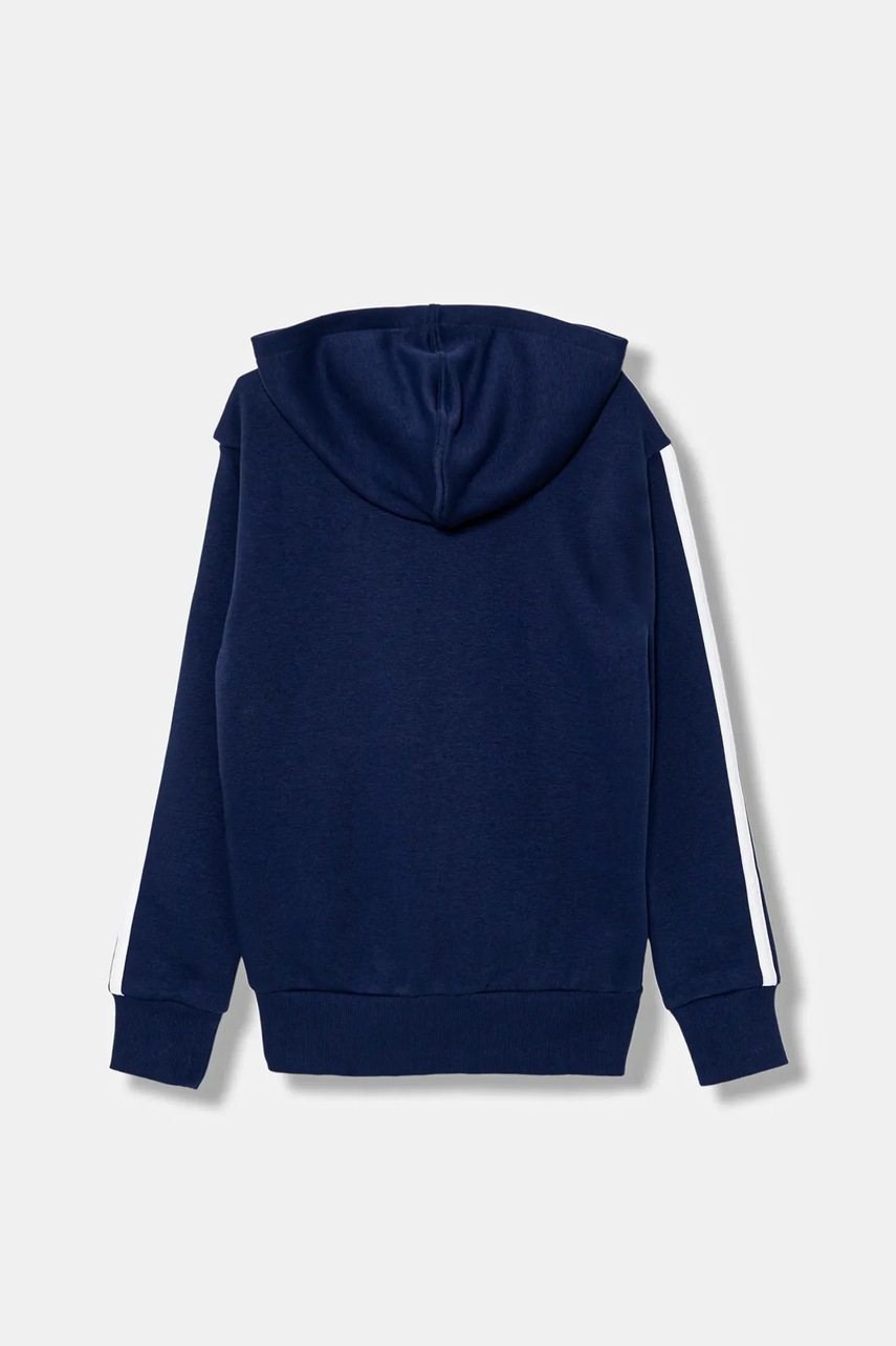 Детская кофта adidas цвет синий с капюшоном с аппликацией JY4980 Детская кофта adidas цвет синий с капюшоном с аппликацией JY4980