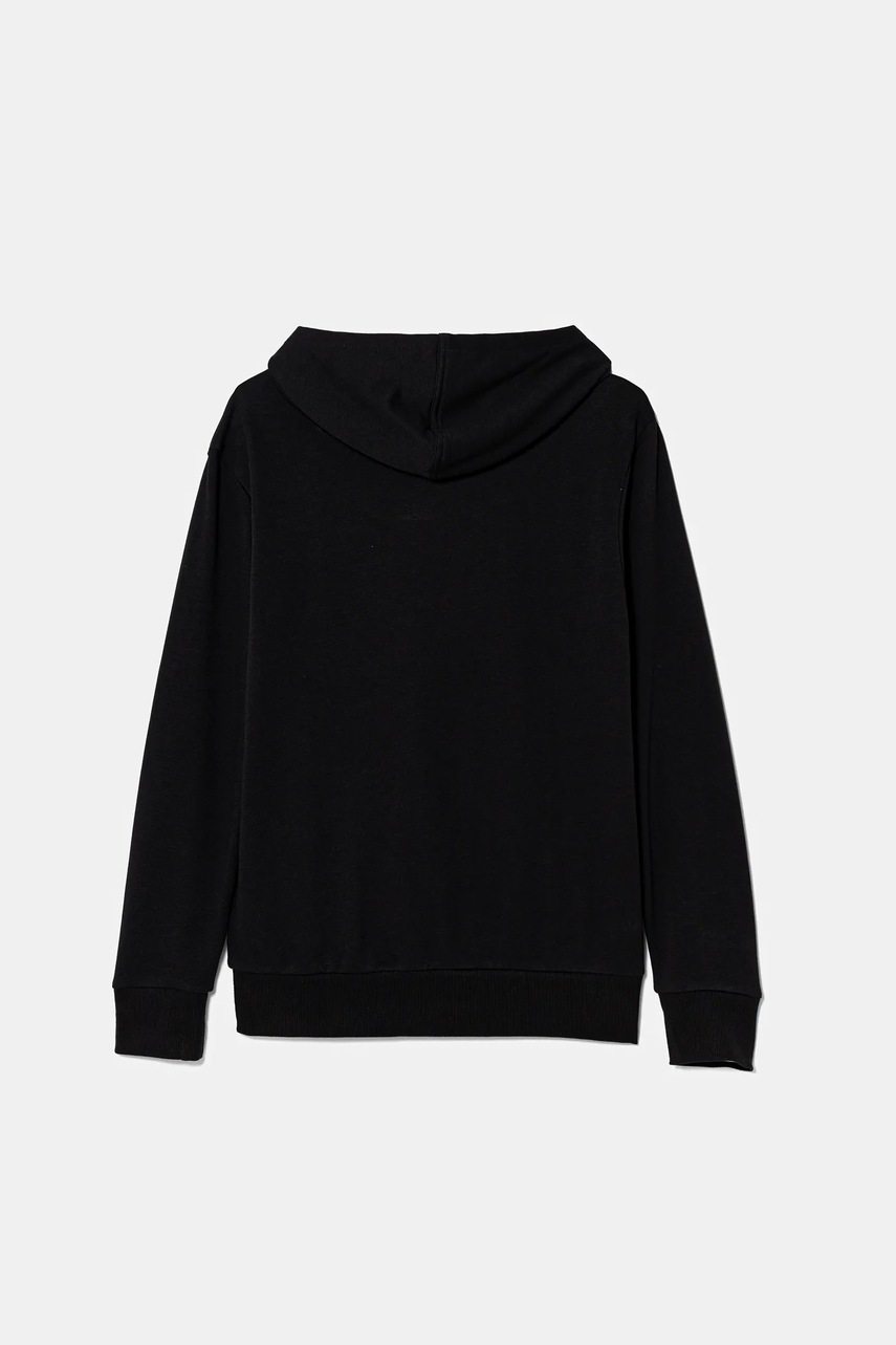 Детская кофта adidas цвет чёрный с капюшоном с принтом KB7313 Детская кофта adidas цвет чёрный с капюшоном с принтом KB7313