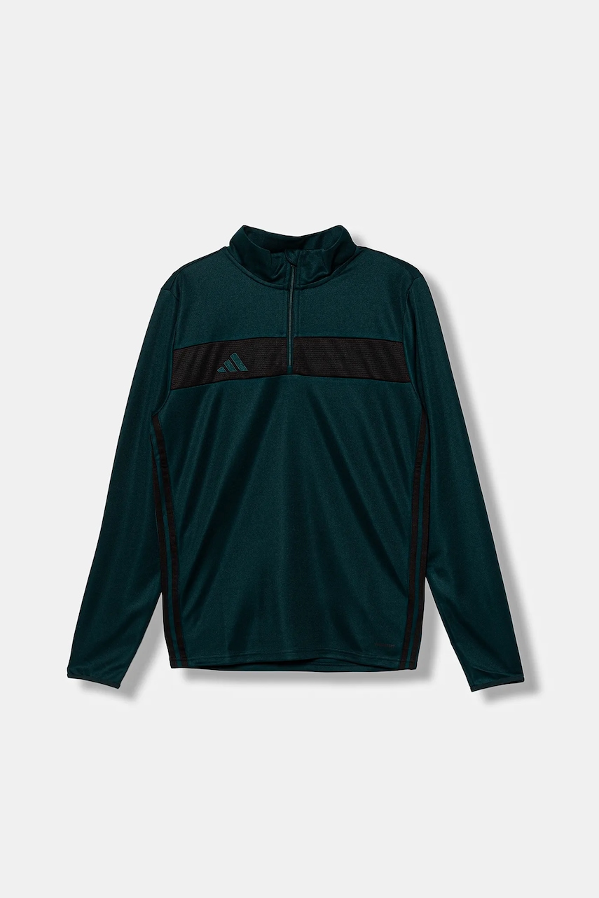 adidas Performance bluză copii culoarea verde, cu imprimeu, KC7237