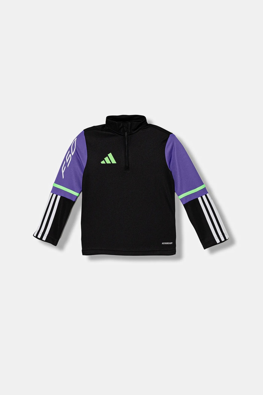 Детская кофта adidas Performance цвет чёрный с принтом JY5965
