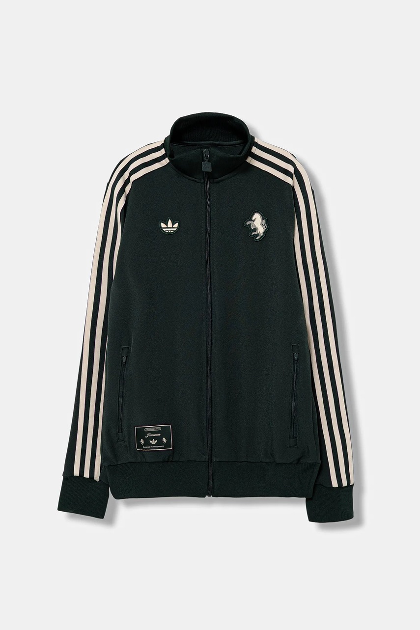 Детская кофта adidas Performance JUVENTUS цвет зелёный с аппликацией JM9450