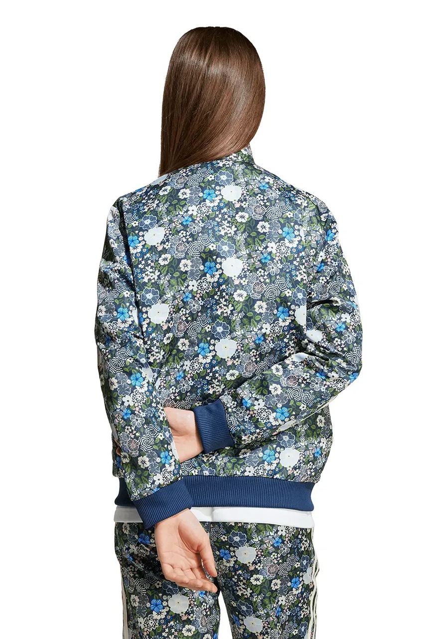 Детская кофта adidas Originals цвет синий узор JV7823 Детская кофта adidas Originals цвет синий узор JV7823