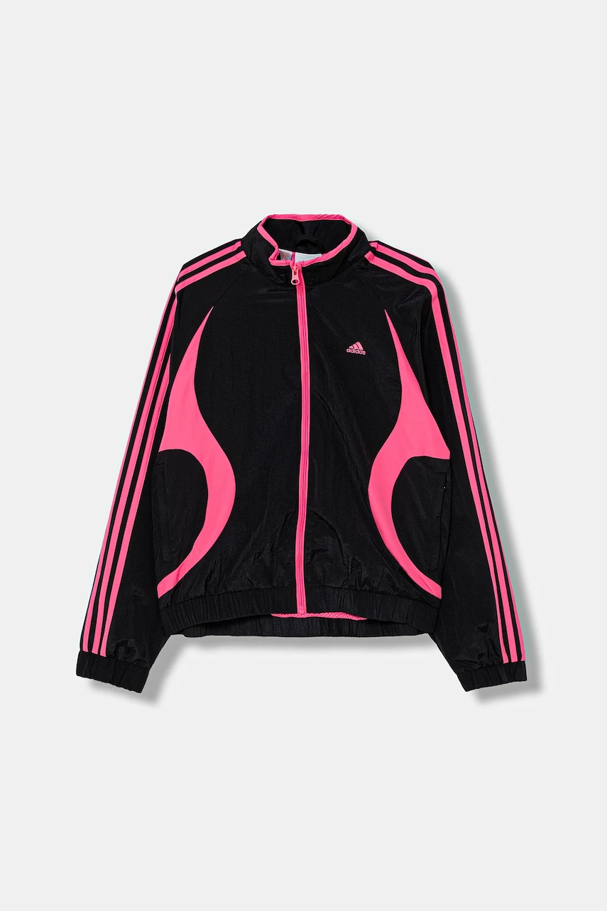 Детская кофта adidas Originals цвет чёрный узор JY6324 Детская кофта adidas Originals цвет чёрный узор JY6324
