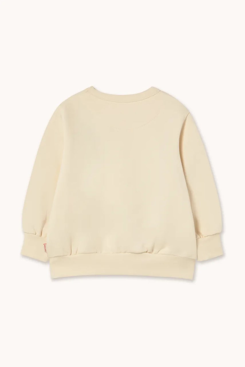 Дитяча бавовняна кофта Tinycottons BEANIE GRAPHIC SWEATSHIRT колір бежевий з принтом AW25-291 в Днепрі Дитяча бавовняна кофта Tinycottons BEANIE GRAPHIC SWEATSHIRT колір бежевий з принтом AW25-291 в Днепрі