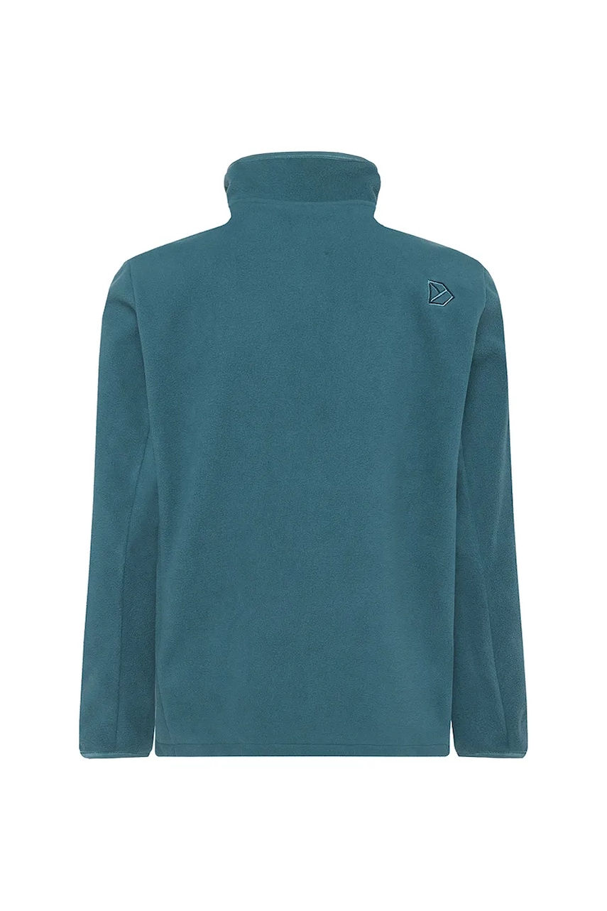 Кофта Didriksons MALAKIT KIDS FZ цвет бирюзовый однотонная 505988 Кофта Didriksons MALAKIT KIDS FZ цвет бирюзовый однотонная 505988