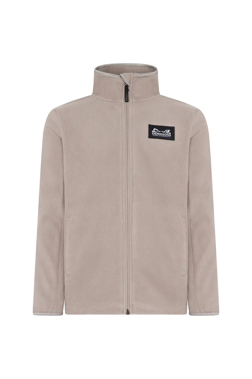 Didriksons bluză MALAKIT KIDS FZ culoarea bej, uni, 505988