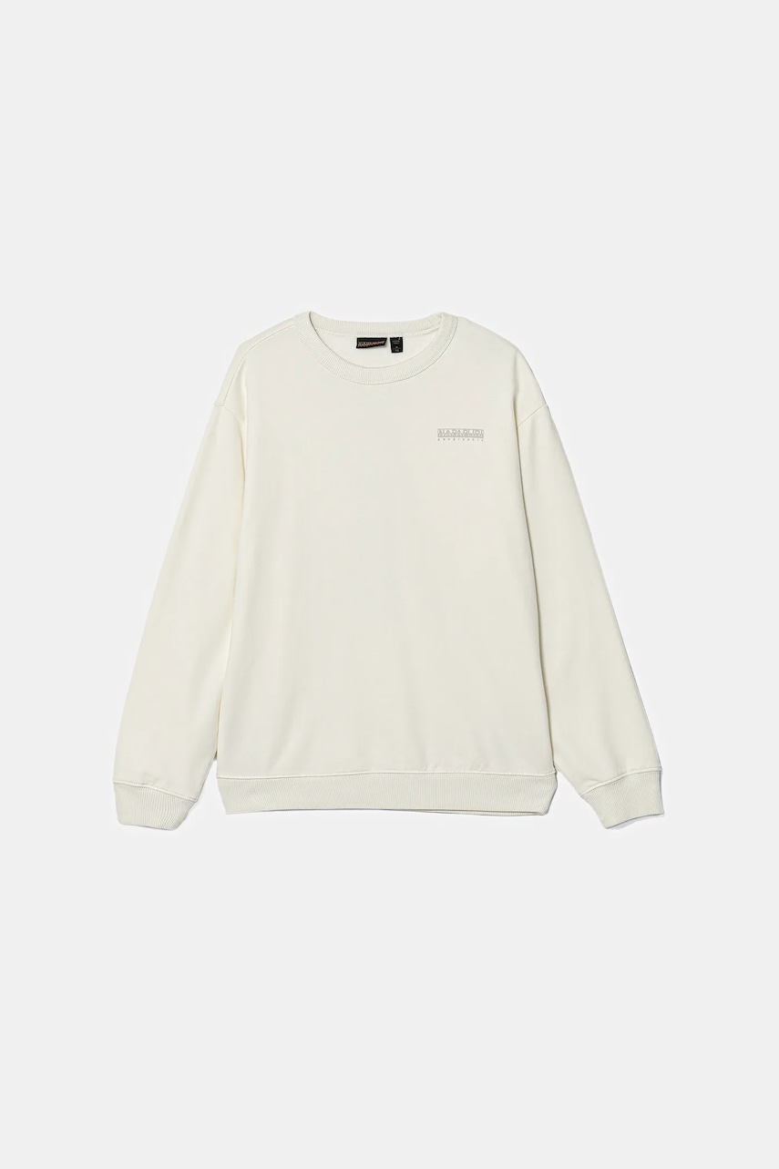 Napapijri bluză copii B-AHR culoarea alb, cu imprimeu, NP0A891B2061