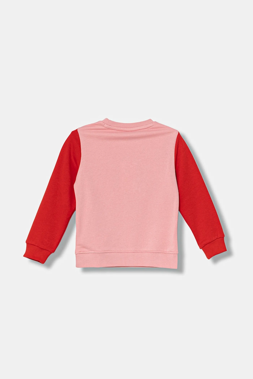 Детская кофта Puma LITTLE RUNNERS Crew TR PS цвет розовый с принтом 688477 Детская кофта Puma LITTLE RUNNERS Crew TR PS цвет розовый с принтом 688477