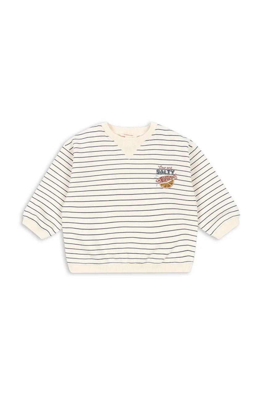 Детская кофта Konges Sløjd AMIO SWEAT SHIRT OCS цвет бежевый узор KS103671 Детская кофта Konges Sløjd AMIO SWEAT SHIRT OCS цвет бежевый узор KS103671