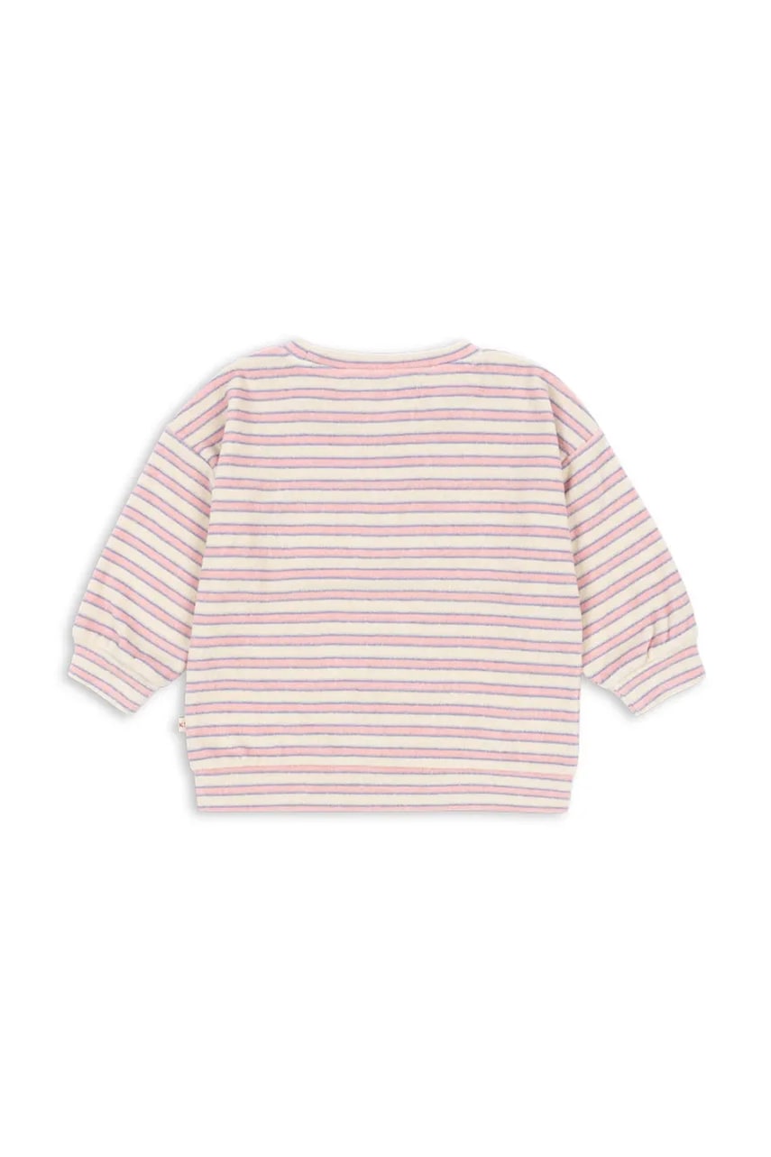 Детская кофта с хлопком Konges Sløjd ITTY SWEAT SHIRT GOTS цвет розовый узор KS103831 Детская кофта с хлопком Konges Sløjd ITTY SWEAT SHIRT GOTS цвет розовый узор KS103831