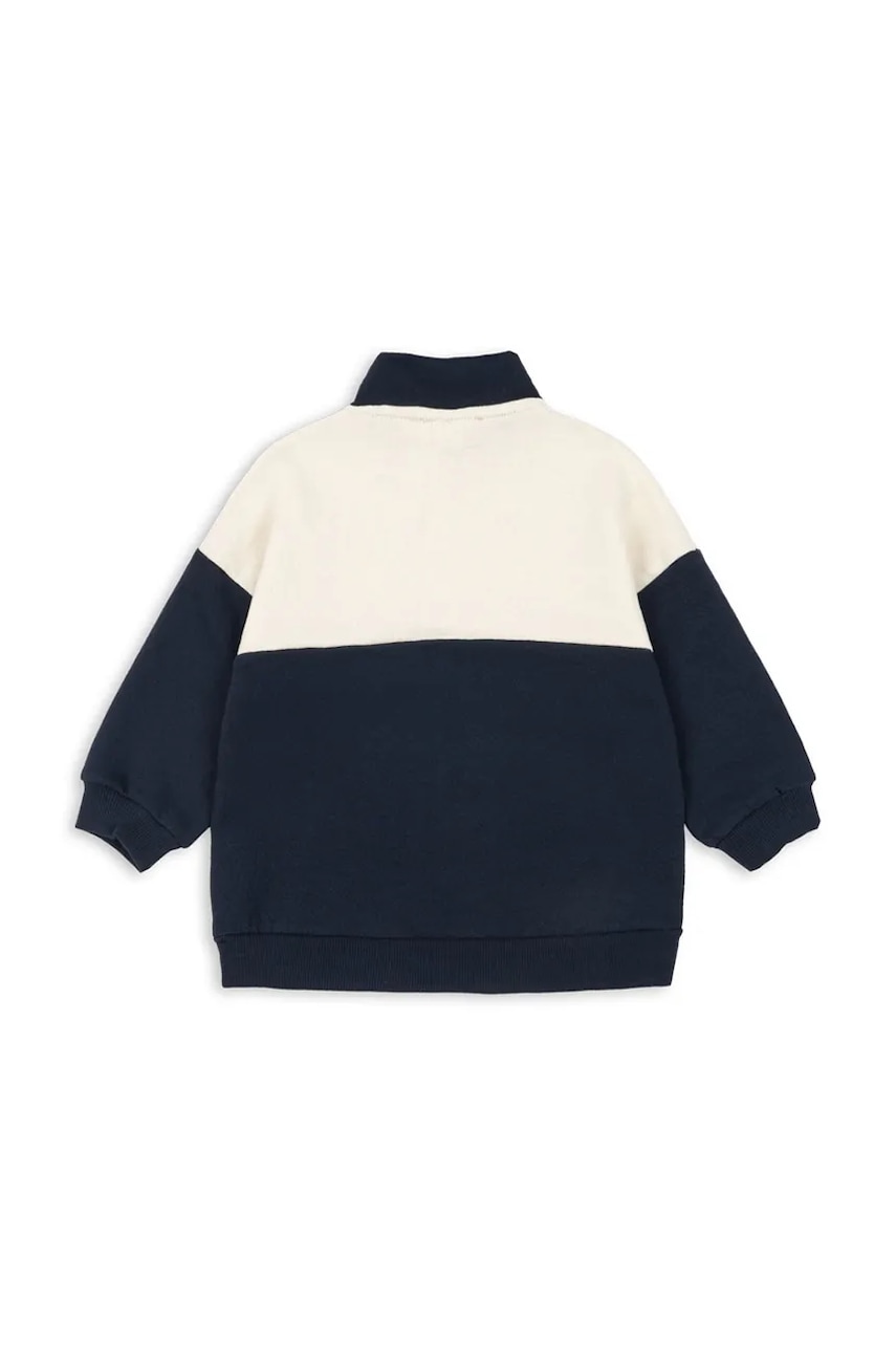 Кофта Konges Sløjd LOUPY LOU HALF ZIP SWEAT OCS цвет синий KS103872 Кофта Konges Sløjd LOUPY LOU HALF ZIP SWEAT OCS цвет синий KS103872