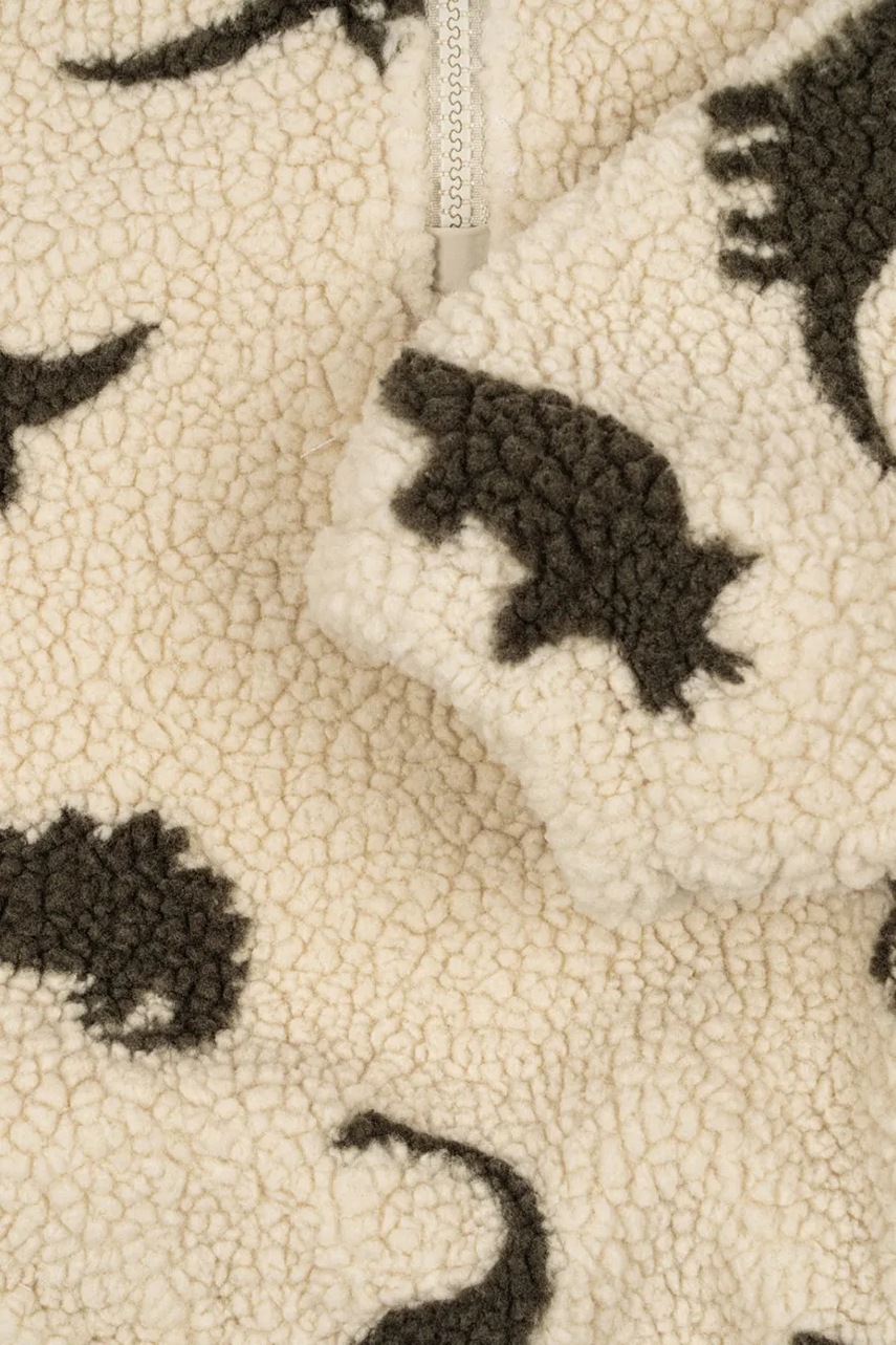 Dětská bunda Konges Sløjd JODY TEDDY HALF ZIP GRS (obrázek 4)