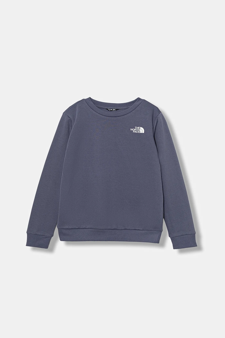 The North Face bluză copii TEEN SIMPLE DOME CREW cu imprimeu, NF0A8AXYBTR1