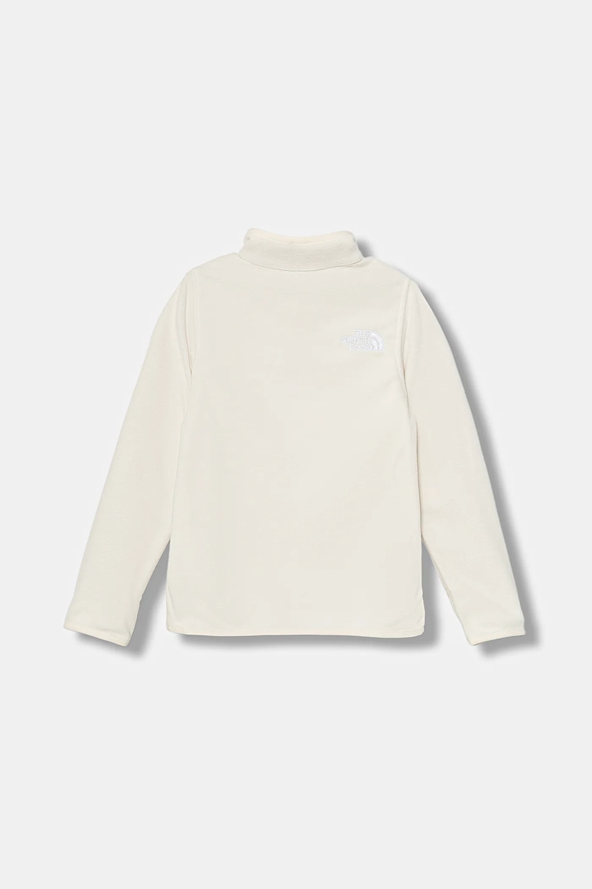 Детская кофта The North Face TEEN GLACIER 1/4 ZIP PULLOVER цвет бежевый однотонная NF0A8CVGQLI1 Детская кофта The North Face TEEN GLACIER 1/4 ZIP PULLOVER цвет бежевый однотонная NF0A8CVGQLI1