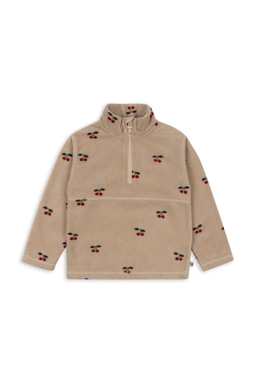 Кофта Konges Sløjd TAVI FLEECE SWEATSHIRT GRS цвет бежевый  KS103624