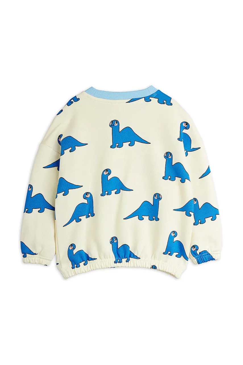 Детская хлопковая кофта Mini Rodini Dino цвет белый узор 25720114 в Житомире Детская хлопковая кофта Mini Rodini Dino цвет белый узор 25720114 в Житомире