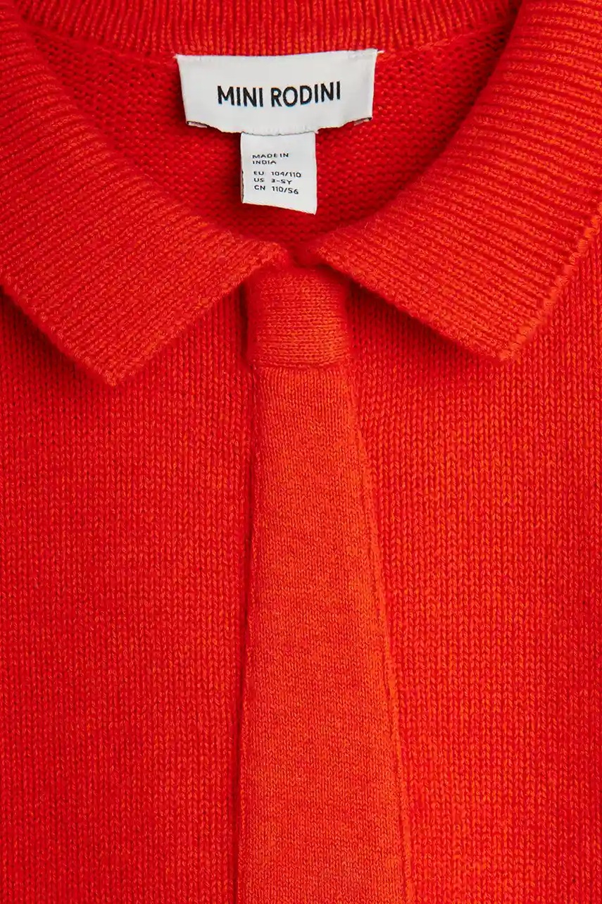 Dětský svetr s příměsí vlny Mini Rodini (obrázek 4)