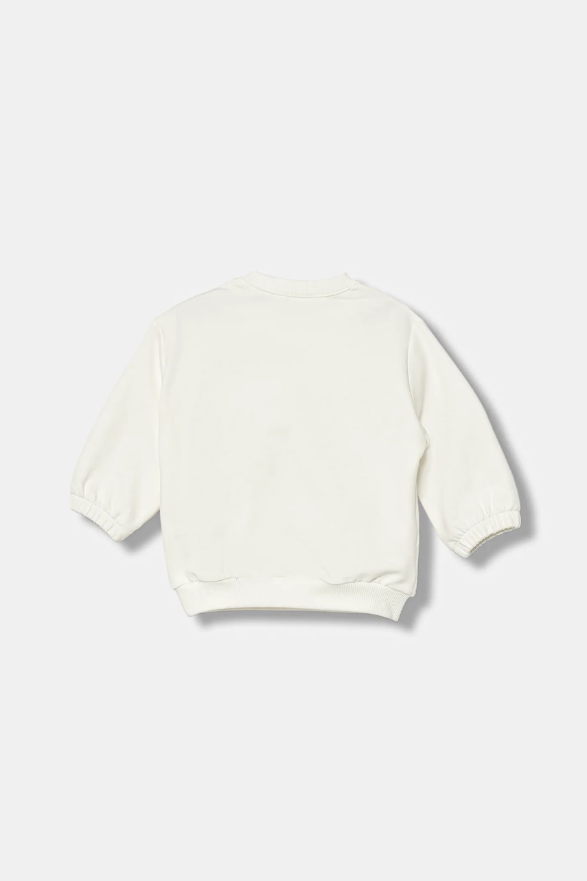 Кофта для младенцев United Colors of Benetton цвет бежевый с аппликацией 3MDSA1061 Кофта для младенцев United Colors of Benetton цвет бежевый с аппликацией 3MDSA1061