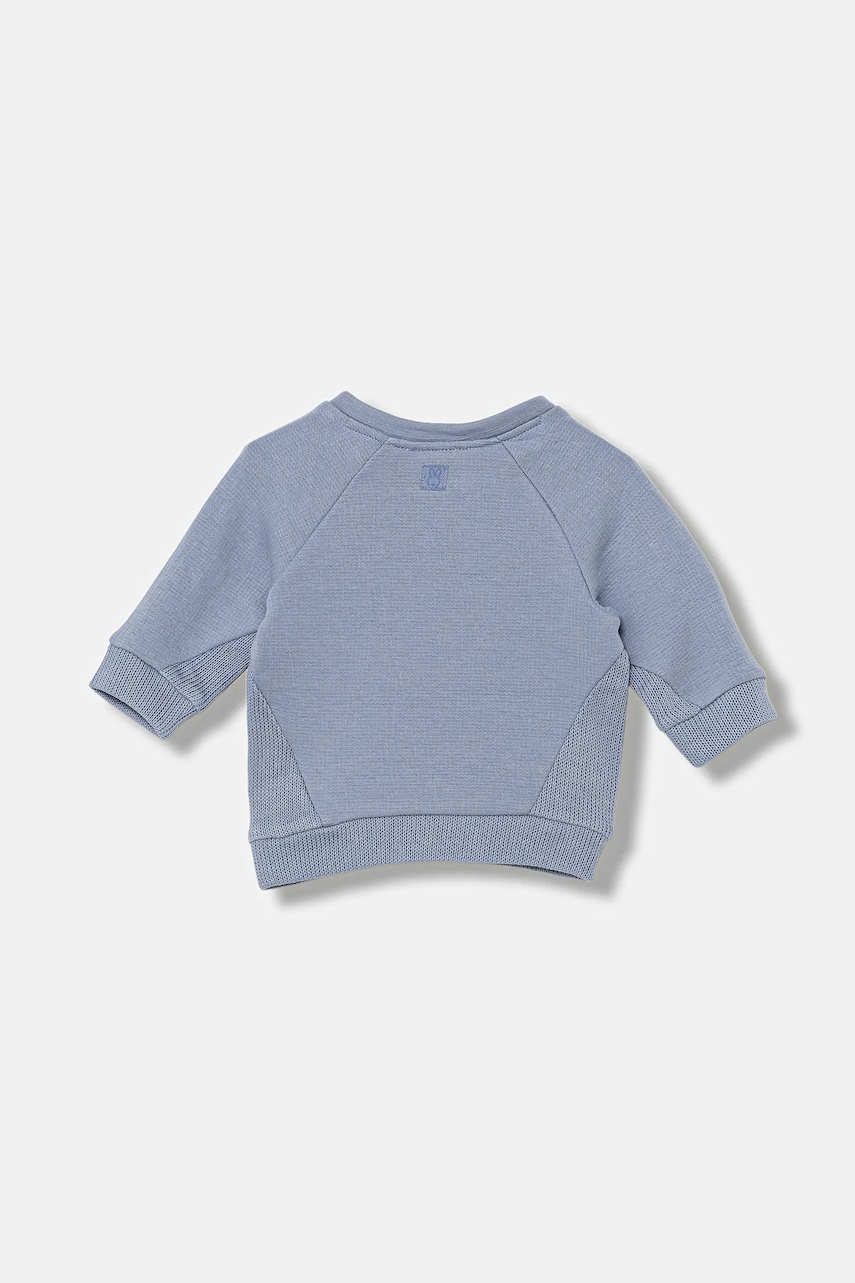Хлопковая кофта для младенцев United Colors of Benetton однотонная 3ITEA106H Хлопковая кофта для младенцев United Colors of Benetton однотонная 3ITEA106H