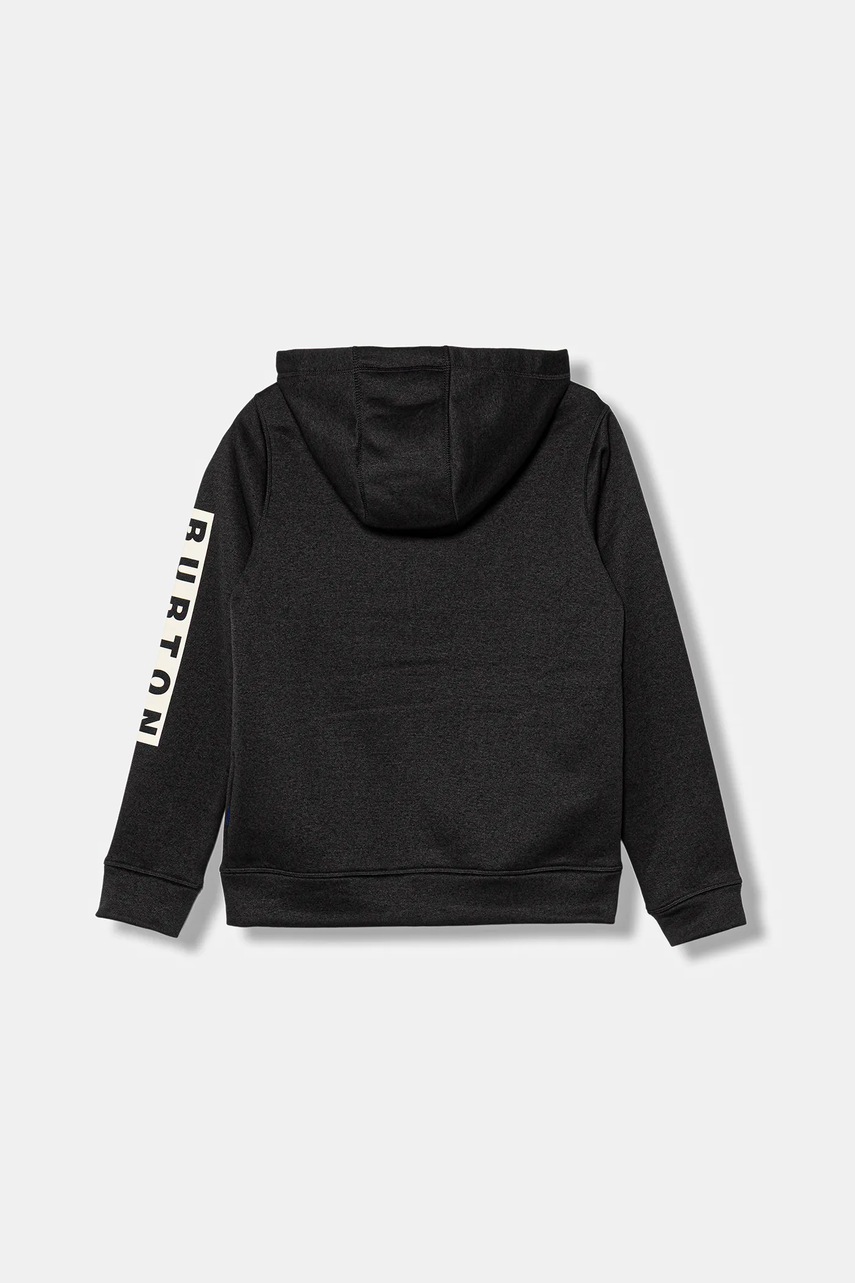Детская кофта Burton OAK цвет чёрный с капюшоном с принтом 162341