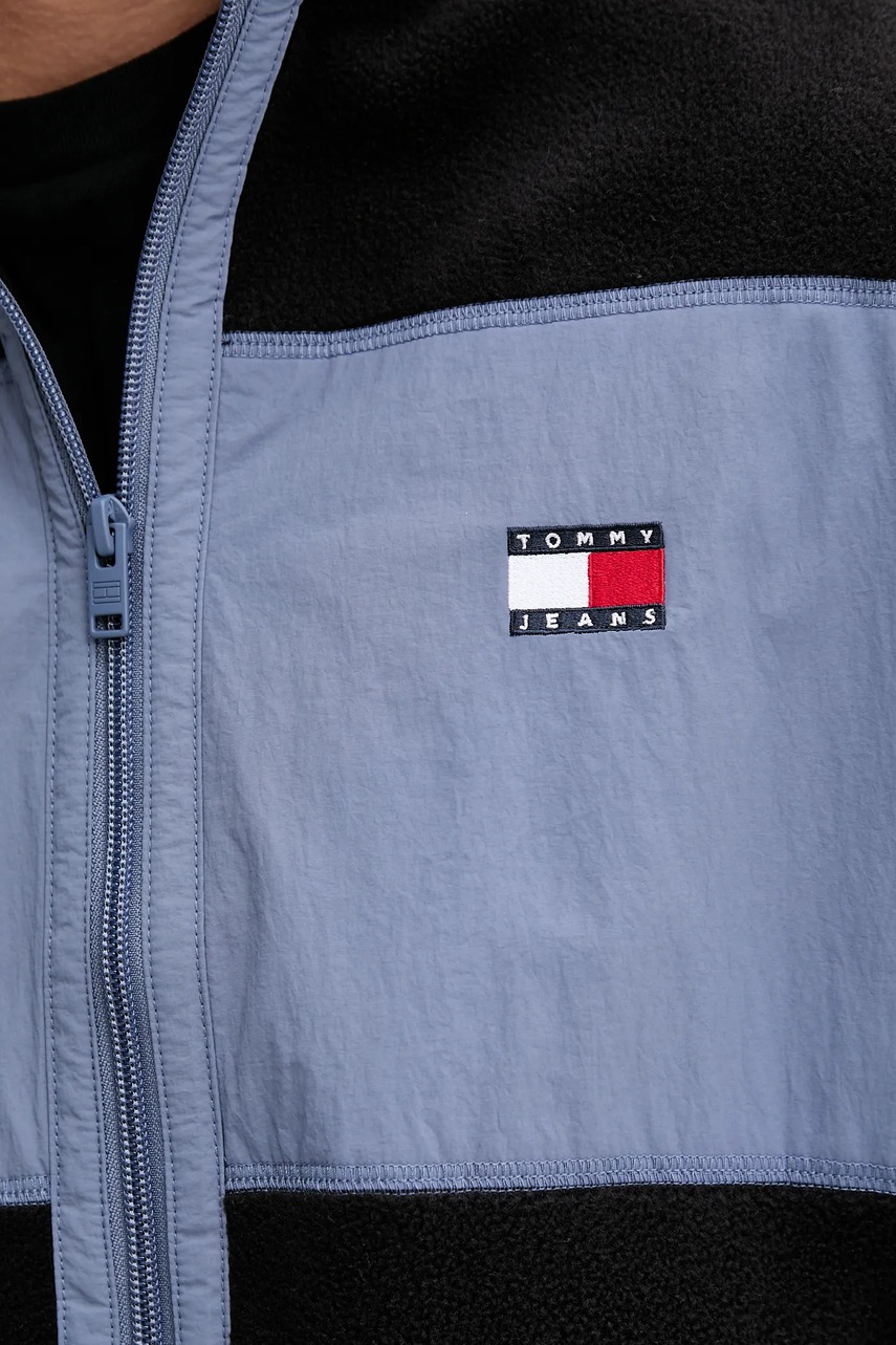 Fleecová mikina Tommy Jeans (obrázek 5)