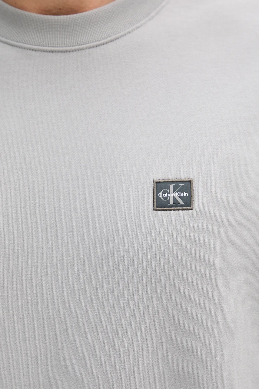 Μπλούζα Calvin Klein Jeans χρώμα: γκρι, LV04RC273G φωτογραφία