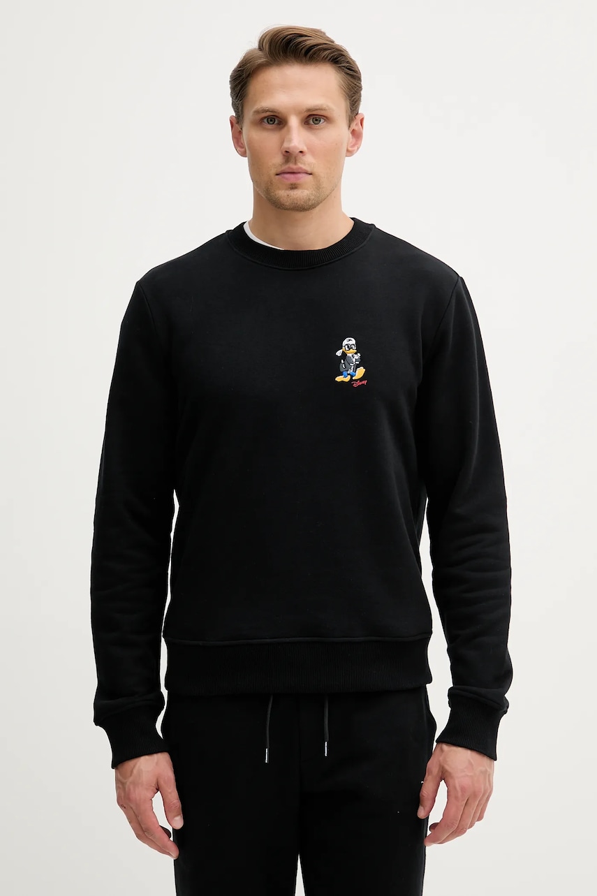 Karl Lagerfeld bluză DISNEY culoarea negru, cu imprimeu, 553930.705099