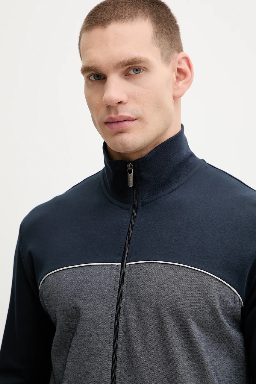 Φούτερ lounge BOSS χρώμα: μαύρο, 50545567 φωτογραφία