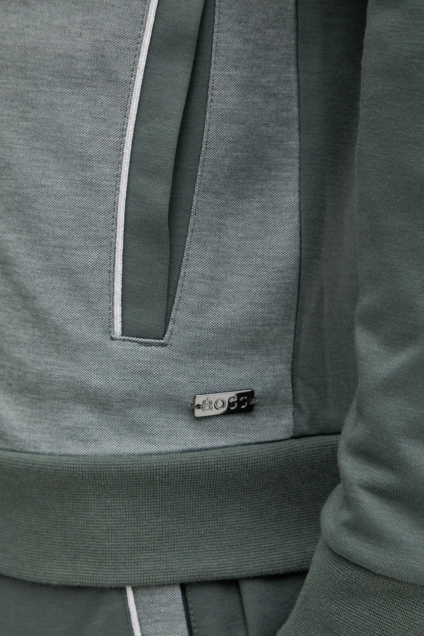 Φούτερ lounge BOSS χρώμα: μαύρο, 50545567 φωτογραφία