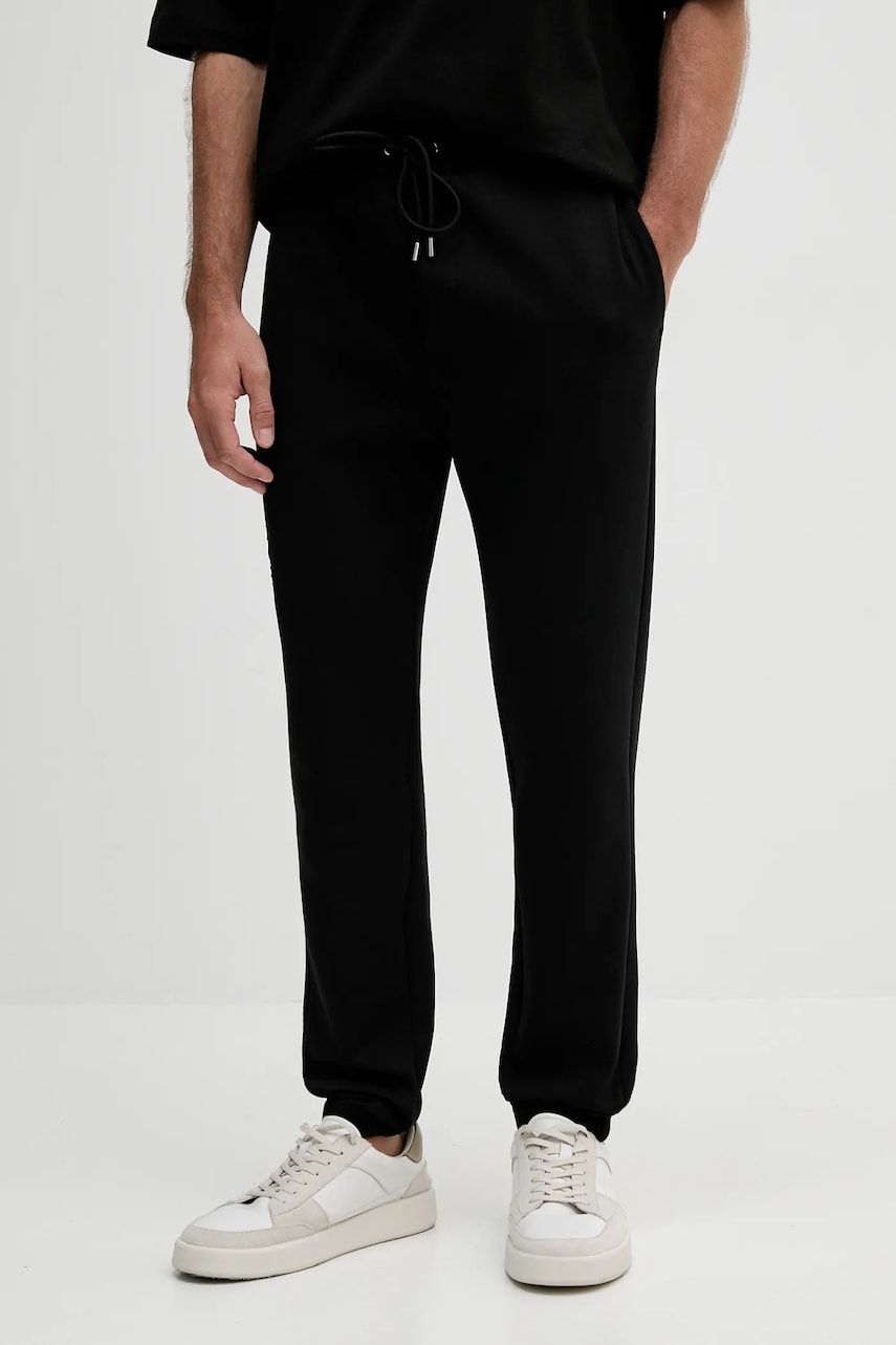 Michael Kors pantaloni de trening culoarea negru, uni, CR552G65MF