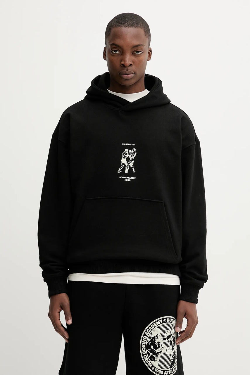 Bavlněná mikina HUGO Duwrestie