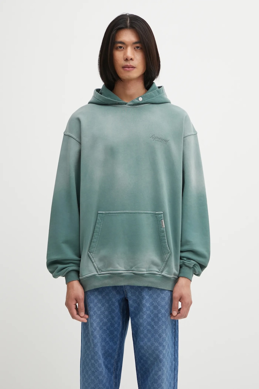 Represent Bluza z kapturem bawełniana męska