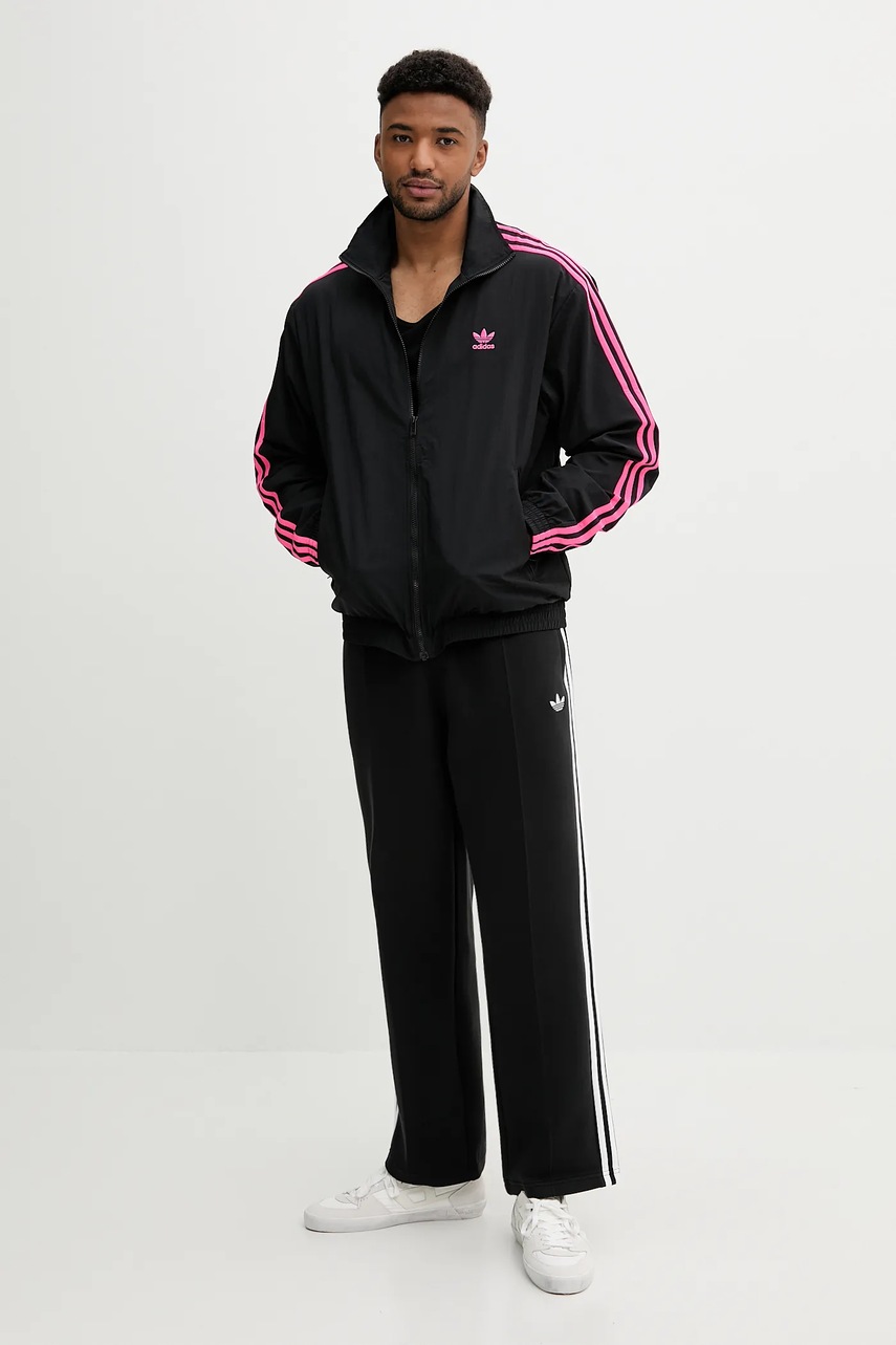 Куртка adidas Originals Firebird цвет чёрный переходная JY1332