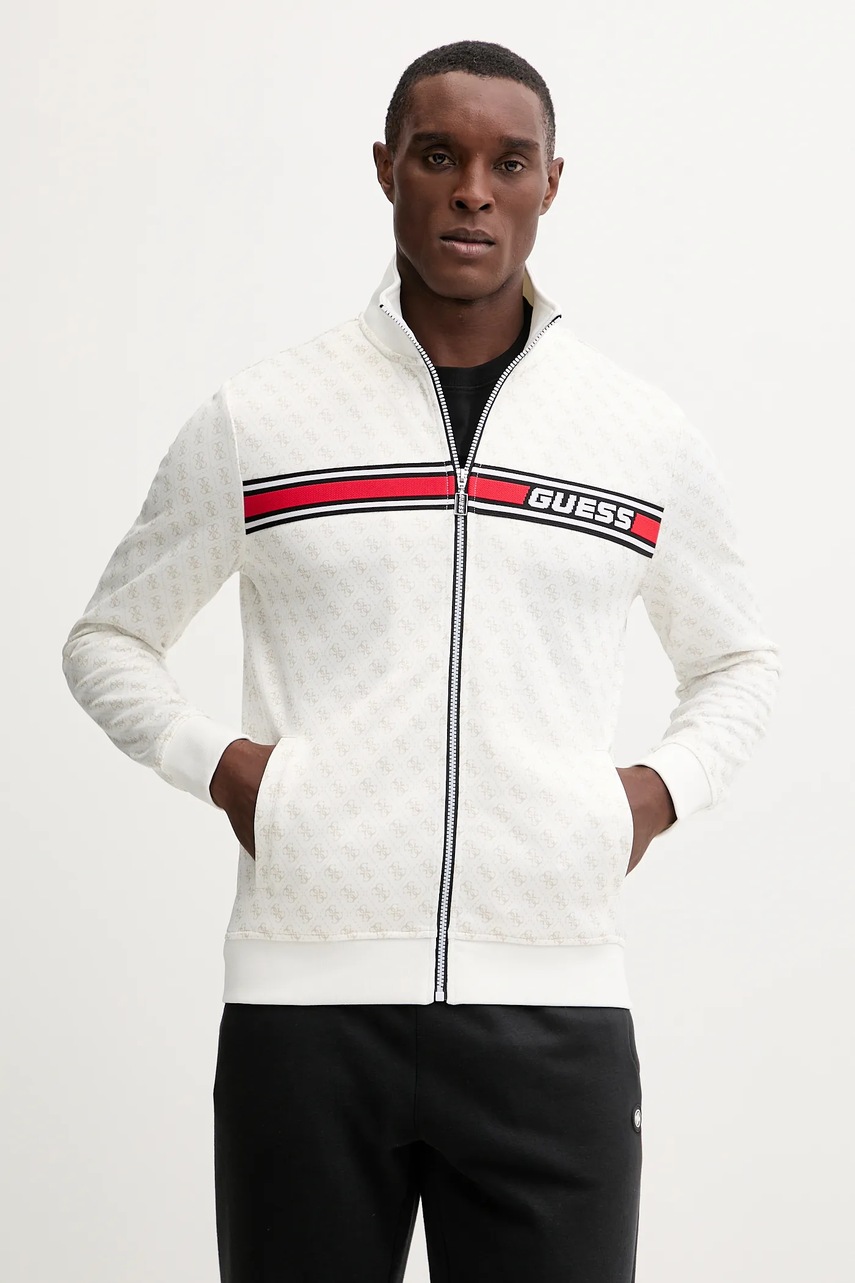 

Суичър Guess KORBIN мъжки в бежово с десен Z2BQ06 K7122, Бежов