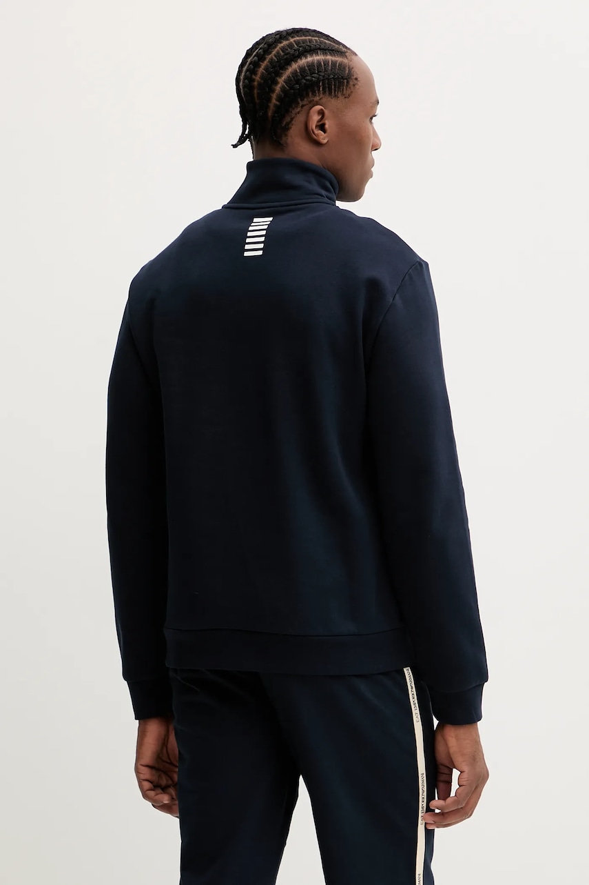 Кофта EA7 Emporio Armani цвет синий с принтом PJVTZ.8NPM35 Кофта EA7 Emporio Armani цвет синий с принтом PJVTZ.8NPM35
