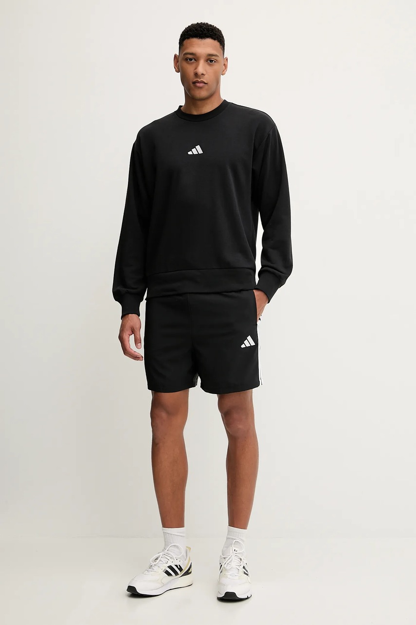 Кофта adidas Feelcozy цвет чёрный однотонная JE3837