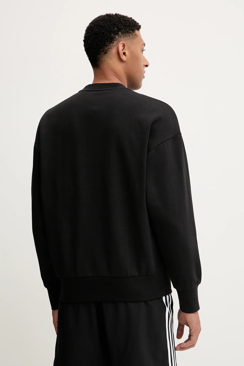 Кофта adidas Essential цвет чёрный с принтом JF3542