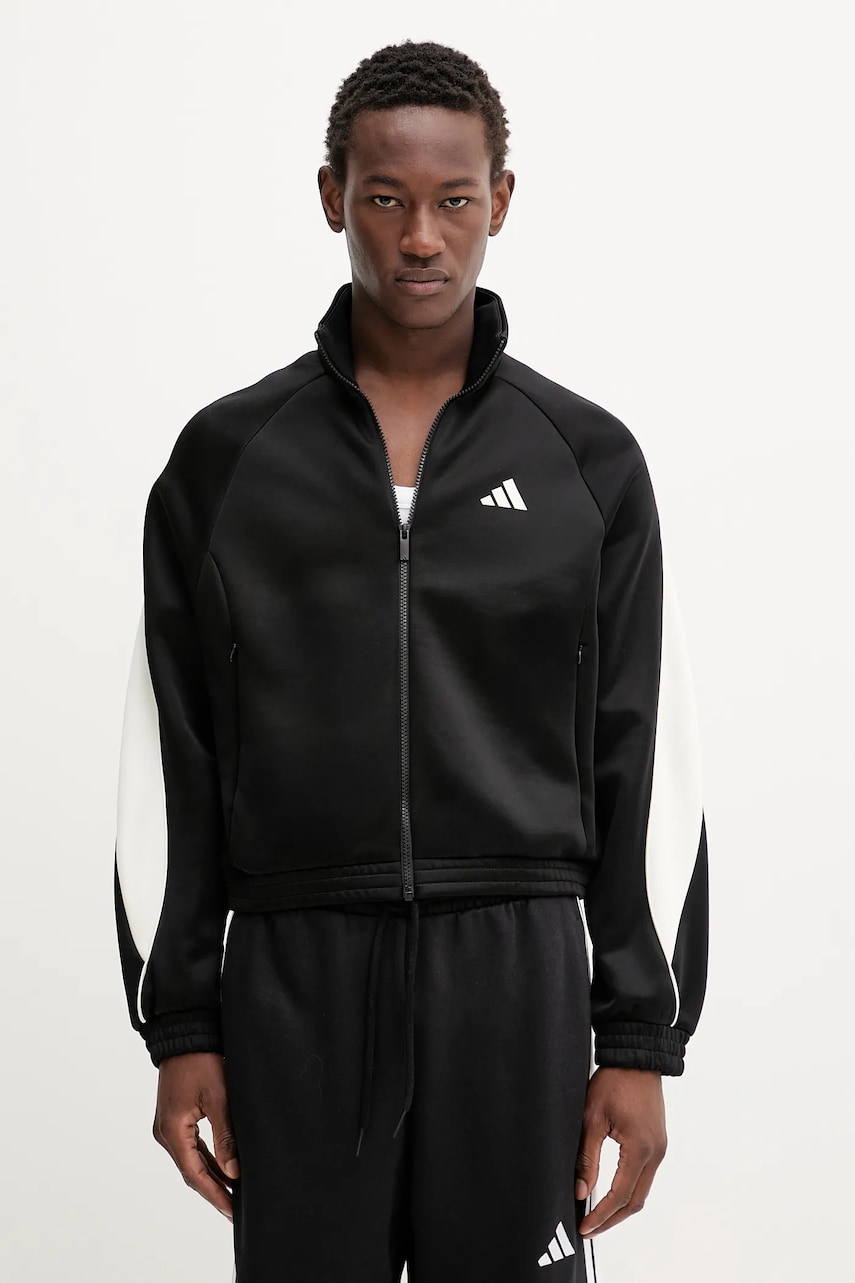 adidas bluză Stadium culoarea negru, uni, JL6886