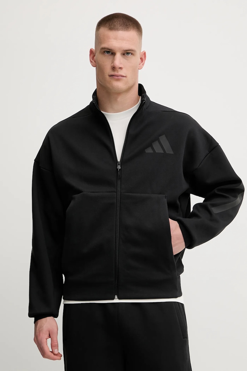 adidas bluză x Z.N.E culoarea negru, uni, JM6058