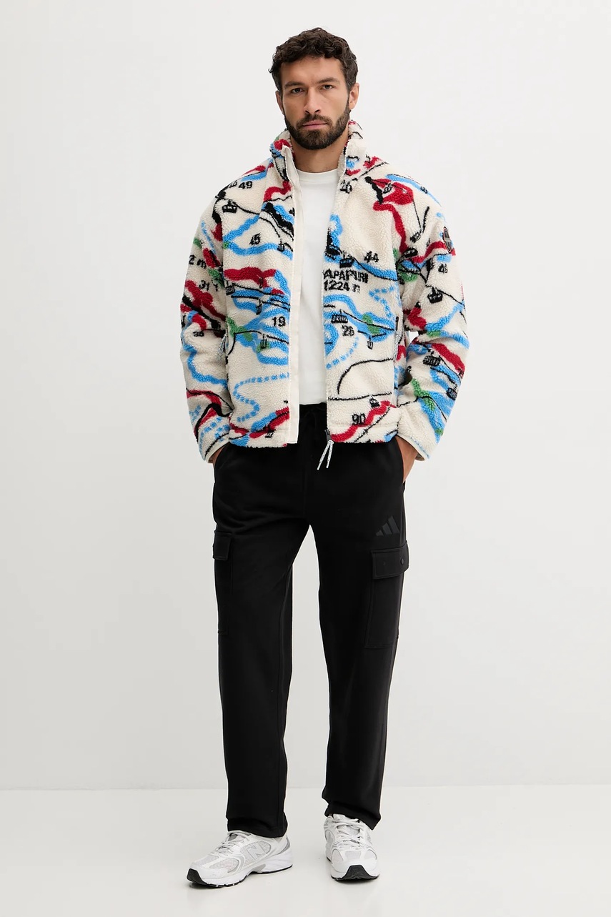 Кофта Napapijri T-Fiemme цвет бежевый узор NP0A88TCFZE1