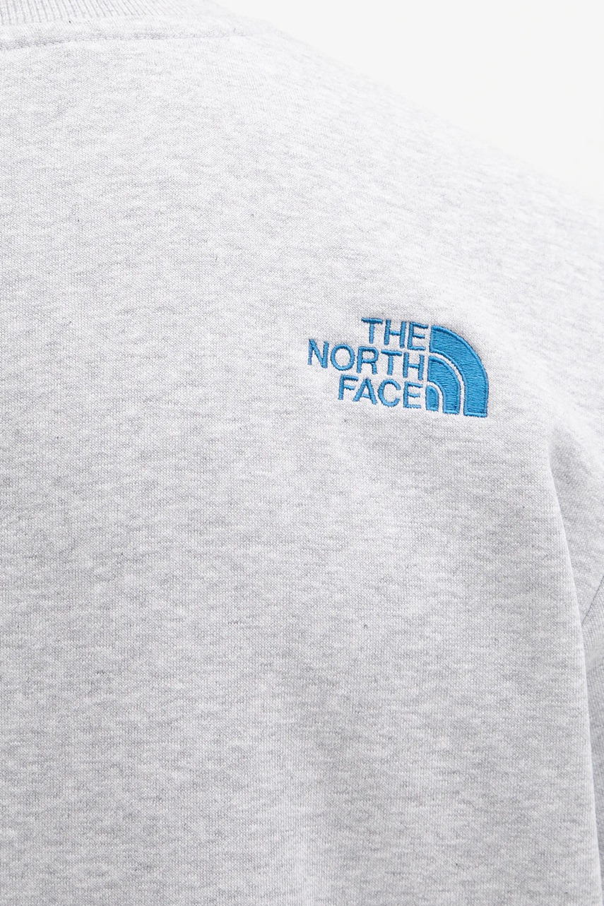 Μπλούζα The North Face Drew Peak χρώμα: γκρι, NF0A89EKFAO1 φωτογραφία